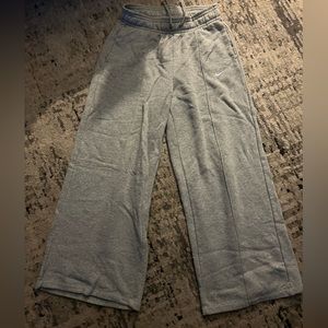 Nike wide leg sweat pants
